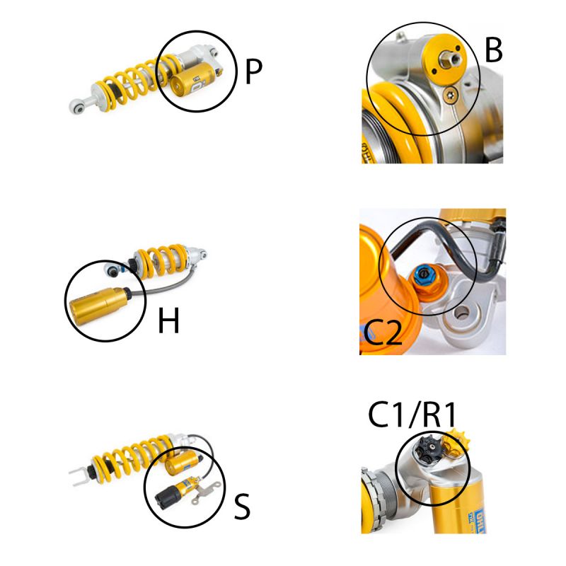 Ohlins ammortizzatore T36 EC Kawasaki ZX 10 R 2011-12