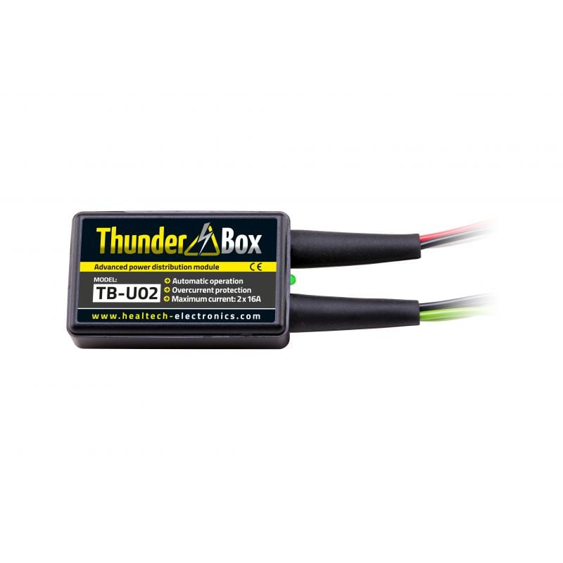 HT-TB-U0x Thunder Box - Hub Alimentazione Accessori PIAGGIO MP3 500 500 2008-2011- 1 attacco multiplo x 16 Amp