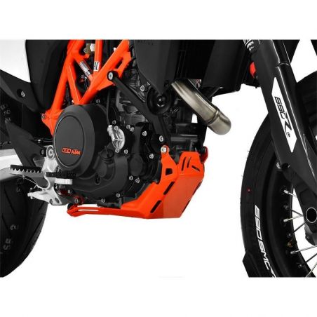 Z10005541 Zieger - Piastra Paramotore KTM 690 Enduro R 655 2019-2020 arancio