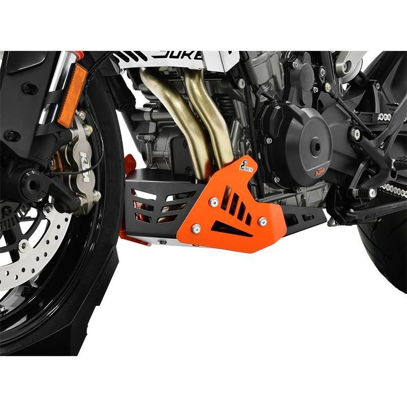 Z10004843 Zieger - Piastra Paramotore KTM Duke 790 / R 790 2018-2020 arancio