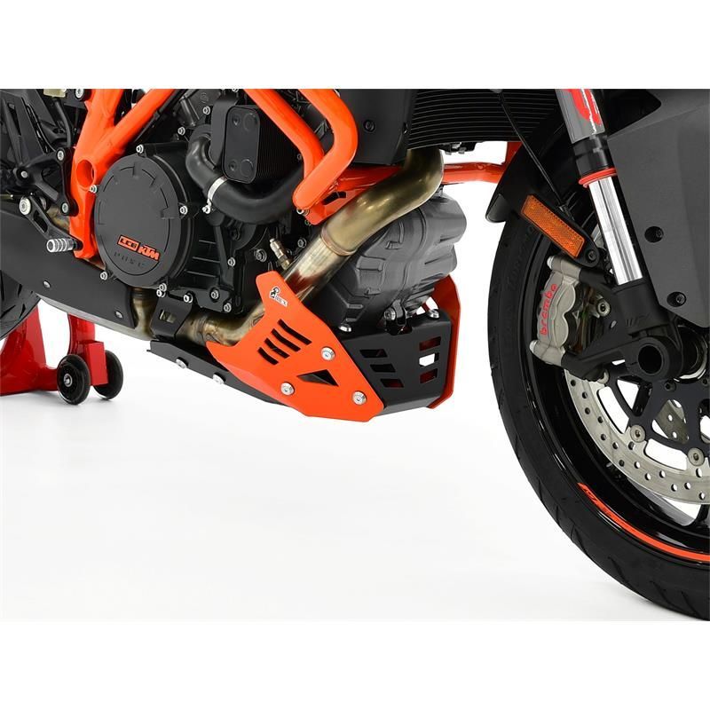 Z10003159 Zieger - Piastra Paramotore KTM Super Duke GT 1290 1290 2016-2020 arancio