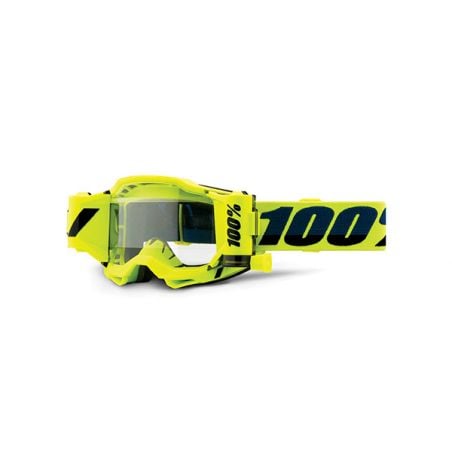 MASCHERA 100% ACCURI 2 FORECAST YELLOW - LENTE TRASPARENTE