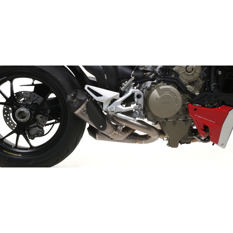 71154PK Terminali Works titanio (Dx+Sx) con raccordi in titanio Ducati Streetfighter V4 2020- 1100