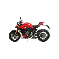 71154PK copy of Terminali Arrow Works titanio (Dx+Sx) con fondello carby Ducati Panigale V4 Racing 