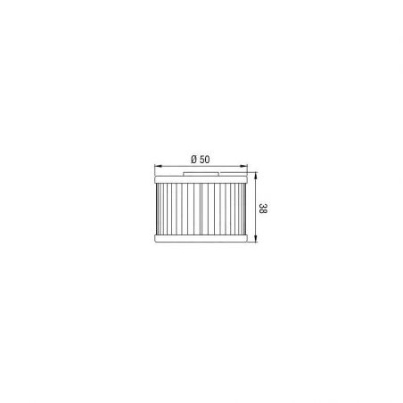 HF112 Filtro olio HIFLO POLARIS 500 Predator 2003-2007 iche:  HIFLO
