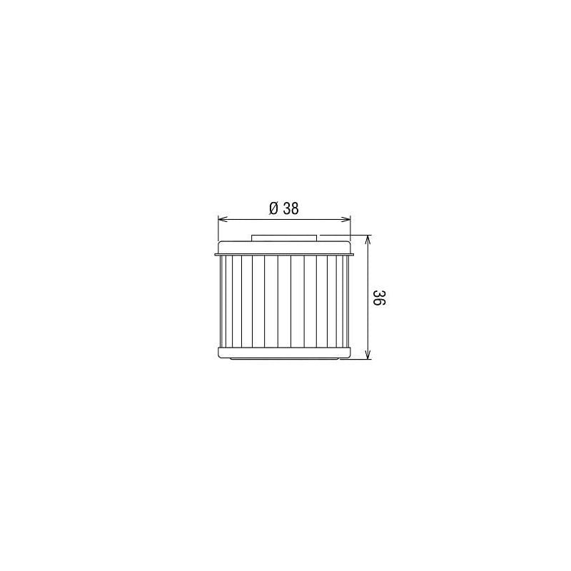 HF116 Filtro olio HIFLO HUSQVARNA 310 TE 2011-2013 iche:  HIFLO