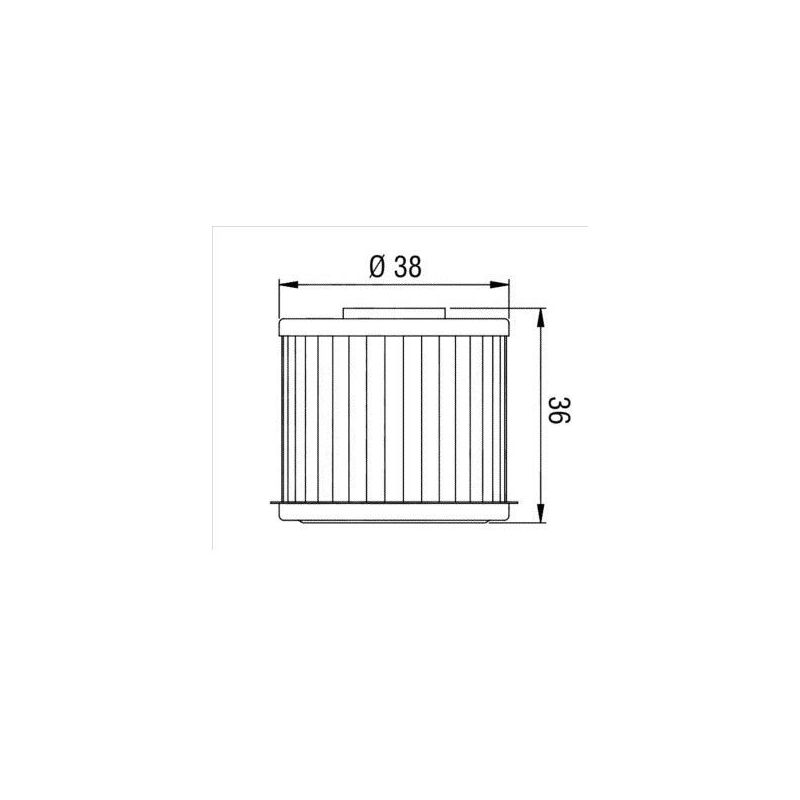 HF117 Filtro olio HIFLO HONDA Integra 700 2012-2014 matica  HIFLO