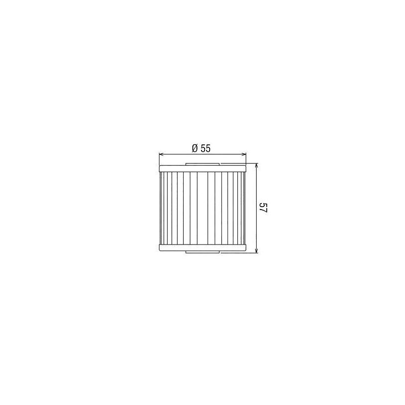 HF123 Filtro olio HIFLO KAWASAKI KLR 600 1984-1990 iche:  HIFLO