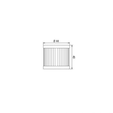 HF131 Filtro olio HIFLO SUZUKI Burgman 150 UH 2002-2009 iche:  HIFLO