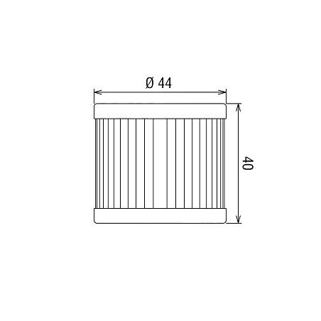 HF131 Filtro olio HIFLO SUZUKI Burgman 200 UH 2007-2019 iche:  HIFLO