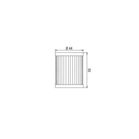 HF132 Filtro olio HIFLO SUZUKI Burgman 400 AN 1999-2006 iche:  HIFLO