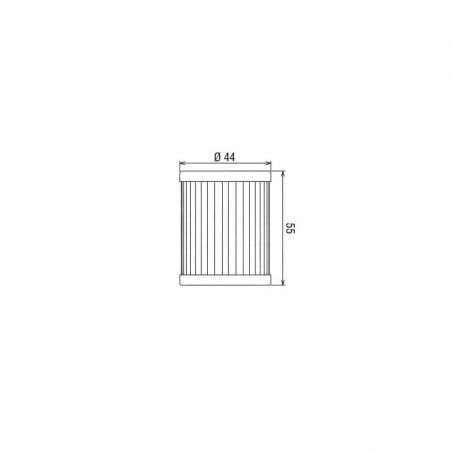 HF132 Filtro olio HIFLO BETA ALP 125 2000-2005 iche:  HIFLO