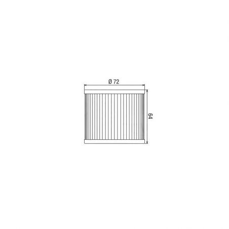 HF133 Filtro olio HIFLO SUZUKI GS 500 1989-2007 iche:  HIFLO