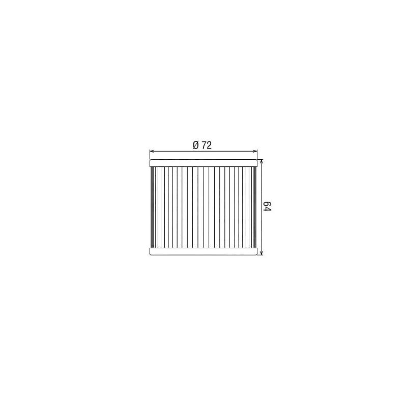 HF133 Filtro olio HIFLO SUZUKI GSX 1100 1981-1987 iche:  HIFLO