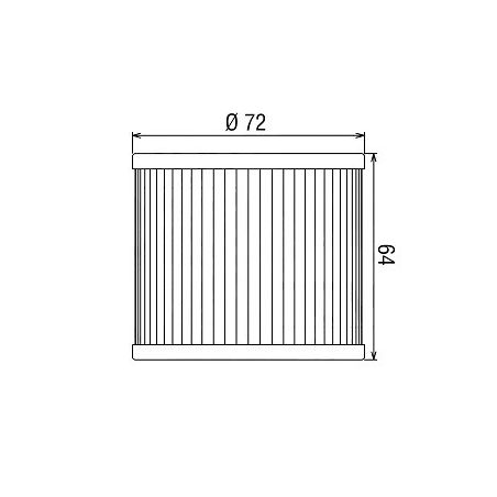 HF133 Filtro olio HIFLO SUZUKI GSX 1100 1981-1987 iche:  HIFLO