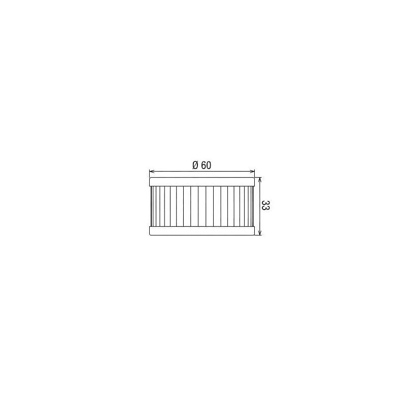 HF136 Filtro olio HIFLO BETA ALP 350 2003-2018 iche:  HIFLO