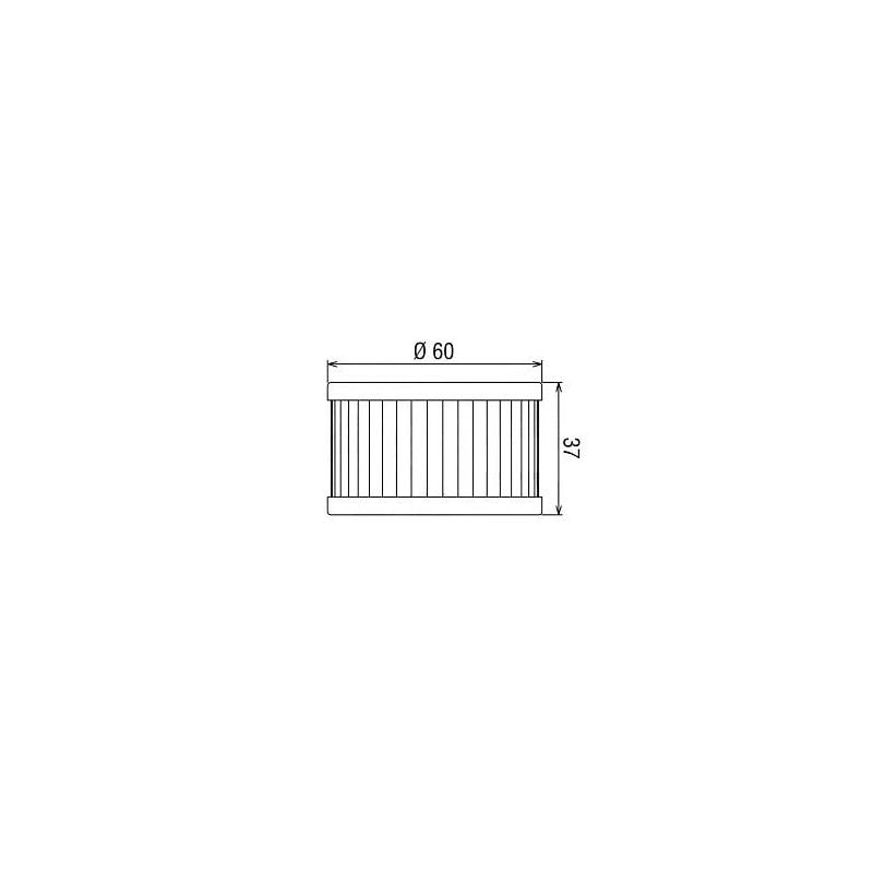 HF137 Filtro olio HIFLO SUZUKI LS 650 1986-2009 iche:  HIFLO