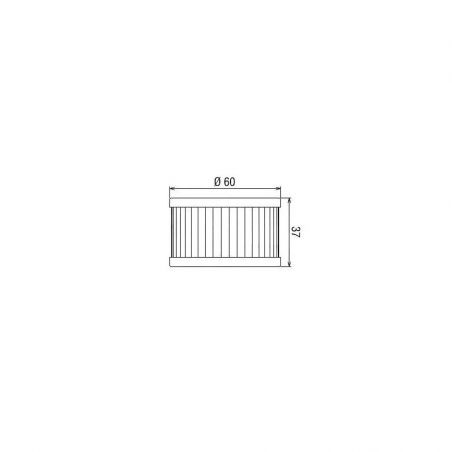 HF137 Filtro olio HIFLO SUZUKI LS 650 1986-2009 iche:  HIFLO