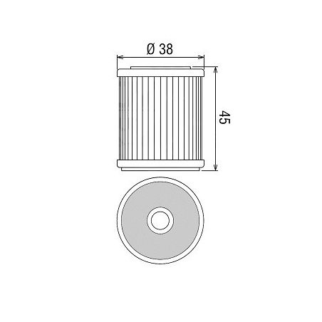 HF142 Filtro olio HIFLO YAMAHA YZ 400 F 1998-1999 iche:  HIFLO