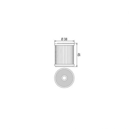 HF142 Filtro olio HIFLO TM EN 450 F 2007-2010 iche:  HIFLO