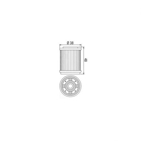 HF143 Filtro olio HIFLO YAMAHA TT 350 1986-1992 iche:  HIFLO