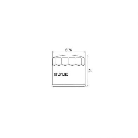 HF153 Filtro olio HIFLO DUCATI 1198 2009-2018 iche:  HIFLO