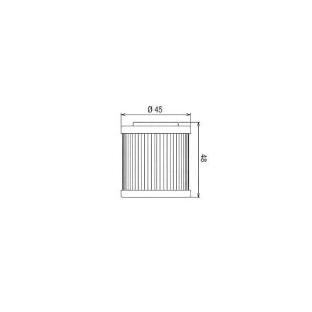 HF154 Filtro olio HIFLO HUSQVARNA 610 TE 2006-2008 iche:  HIFLO