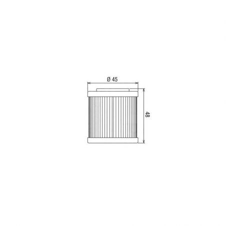 HF154 Filtro olio HIFLO HUSQVARNA 250 TC 2002-2007 iche:  HIFLO