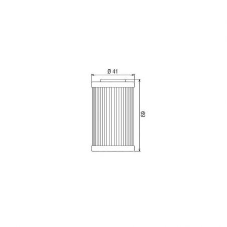 HF155 Filtro olio HIFLO KTM 390 Duke 2013-2020 iche:  HIFLO