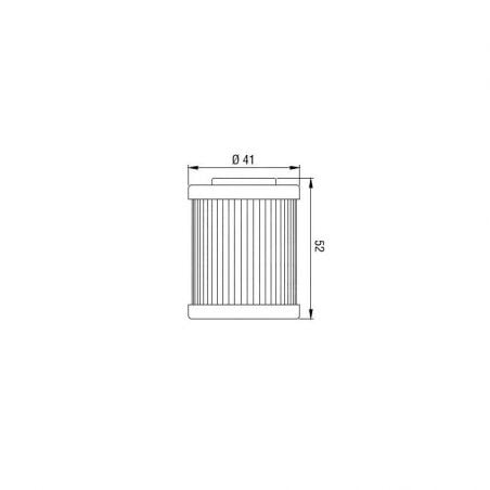 HF157 Filtro olio HIFLO KTM 400 SX 2000-2002 iche:  HIFLO