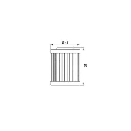 HF157 Filtro olio HIFLO BETA RR 250 2005-2009 iche:  HIFLO