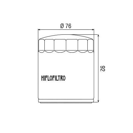 HF170 Filtro olio HIFLO HARLEY DAVIDSON FXST Softail 1984-1990 iche:  HIFLO