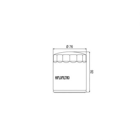 HF171 Filtro olio HIFLO HARLEY DAVIDSON FXST Softail Standard 2000-2007 iche:  HIFLO