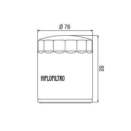 HF171C Filtro olio HIFLO HARLEY DAVIDSON FLSTF Fat Boy 2000-2017 romato  HIFLO