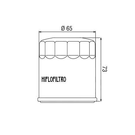 HF177 Filtro olio HIFLO BUELL 1200 2004-2010 iche:  HIFLO