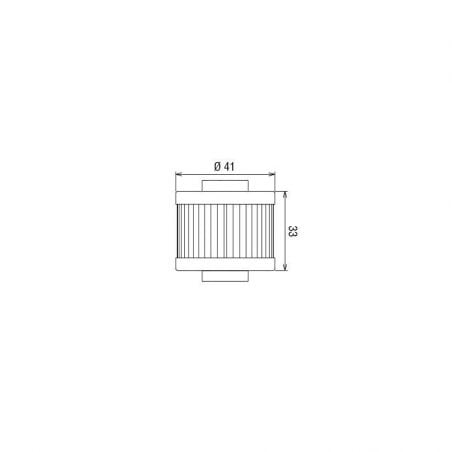 HF185 Filtro olio HIFLO ROTAX Scooter 125 cc 1996-2005 iche:  HIFLO