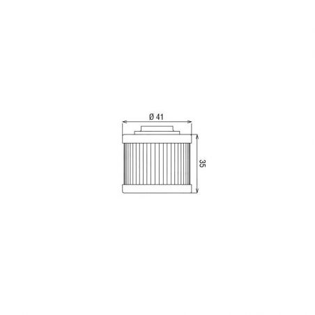 HF186 Filtro olio HIFLO APRILIA Scarabeo 200 2007-2015 iche:  HIFLO