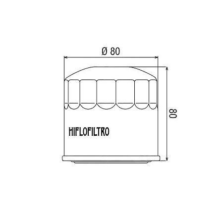 HF202 Filtro olio HIFLO HONDA CBX 750 1984-1986 iche:  HIFLO