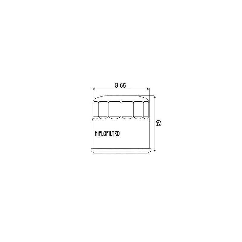HF204 Filtro olio HIFLO TRIUMPH 1200 Trophy 2013-2016 iche:  HIFLO