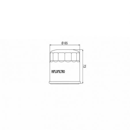 HF303C Filtro olio HIFLO HONDA GL 1500 Goldwing 1988-2001 romato  HIFLO