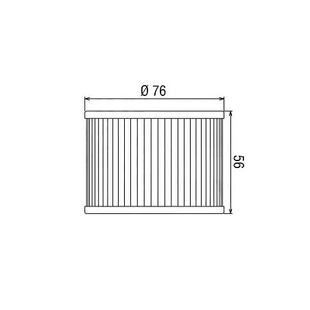 HF401 Filtro olio HIFLO KAWASAKI EL 250 1988-2003 iche:  HIFLO