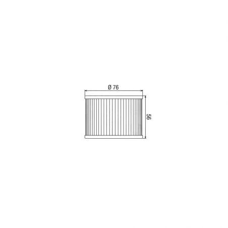 HF401 Filtro olio HIFLO KAWASAKI GPZ 600 R 1985-1989 iche:  HIFLO