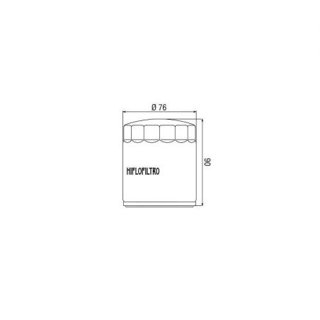 HF551 Filtro olio HIFLO MOTO GUZZI V11 1100 1998-2009 iche:  HIFLO
