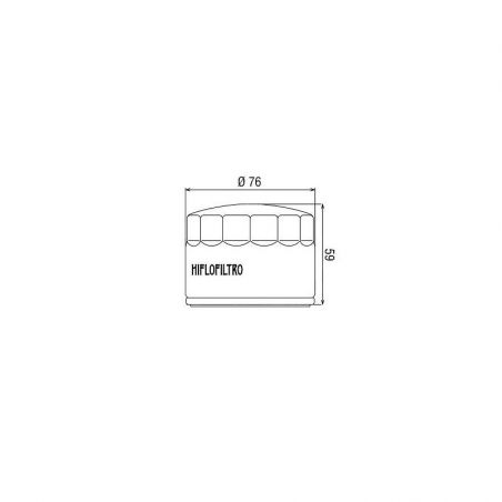 HF552 Filtro olio HIFLO MOTO GUZZI SP 1000 1978-1996 iche:  HIFLO
