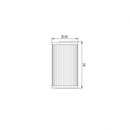 HF562 Filtro olio HIFLO KYMCO Dink 125 2006-2015 iche:  HIFLO
