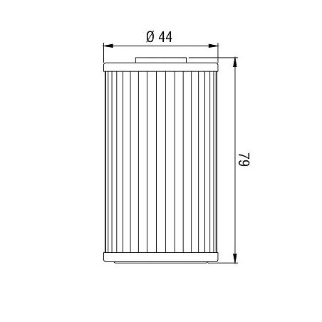 HF562 Filtro olio HIFLO KYMCO Dink 200 2006-2016 iche:  HIFLO