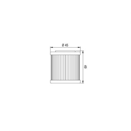 HF563 Filtro olio HIFLO PIAGGIO Scooter 350 2011-2015 iche:  HIFLO