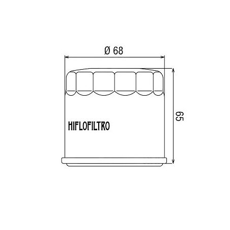 HF975 Filtro olio HIFLO SUZUKI Burgman 650 AN 2002-2018 iche:  HIFLO