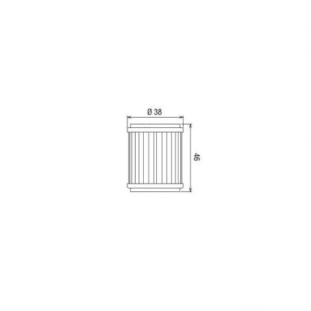 HF981 Filtro olio HIFLO YAMAHA X-Max 125 2006-2020 iche:  HIFLO
