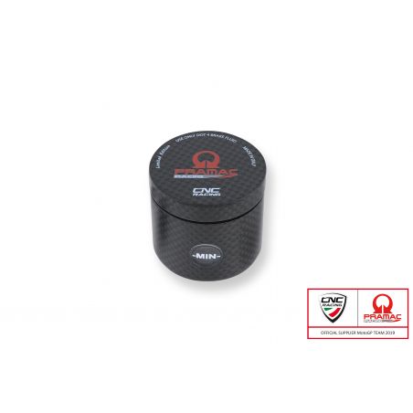 CP168BS Cover pignone Diavel 1260 - bicolore DUCATI Nero/Argento  CNC RACING